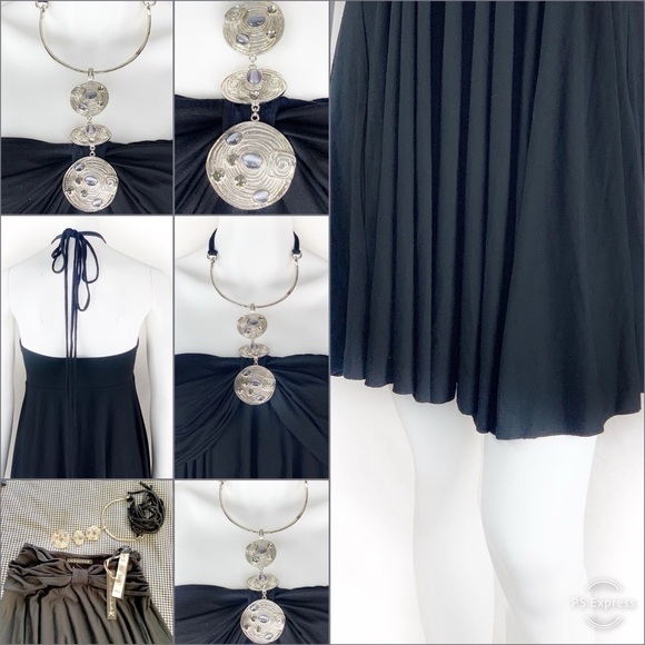 NEW-MARISA Kenson MKC Dress Chunky SilverNecklace - Picture 8 of 8